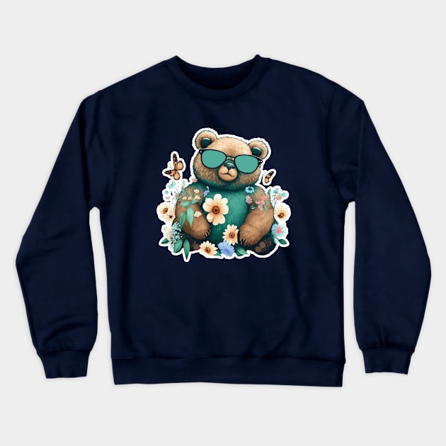 A Cool Bear Crewneck Sweatshirt by Zoo state of mind